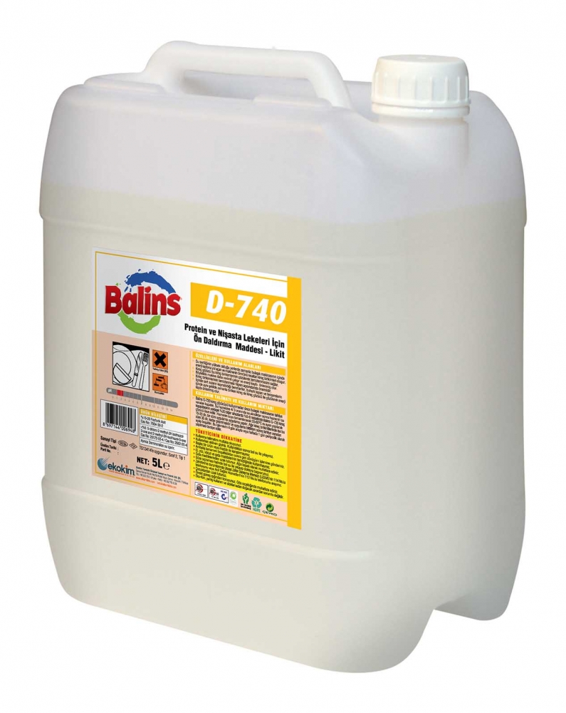 BALİNS D-740 PROTOİN VE NİŞASTA LEKESİ İÇİN ÖN DALDIRMA MADDESİ LİKİT.
