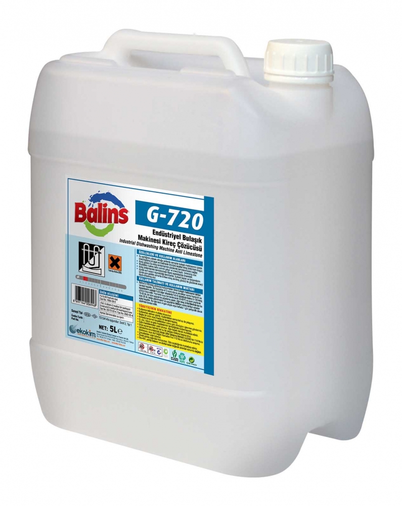 BALİNS G-720 END. BUL.MAK. İÇİN KİREÇ ÇÖZÜCÜ 5 KG