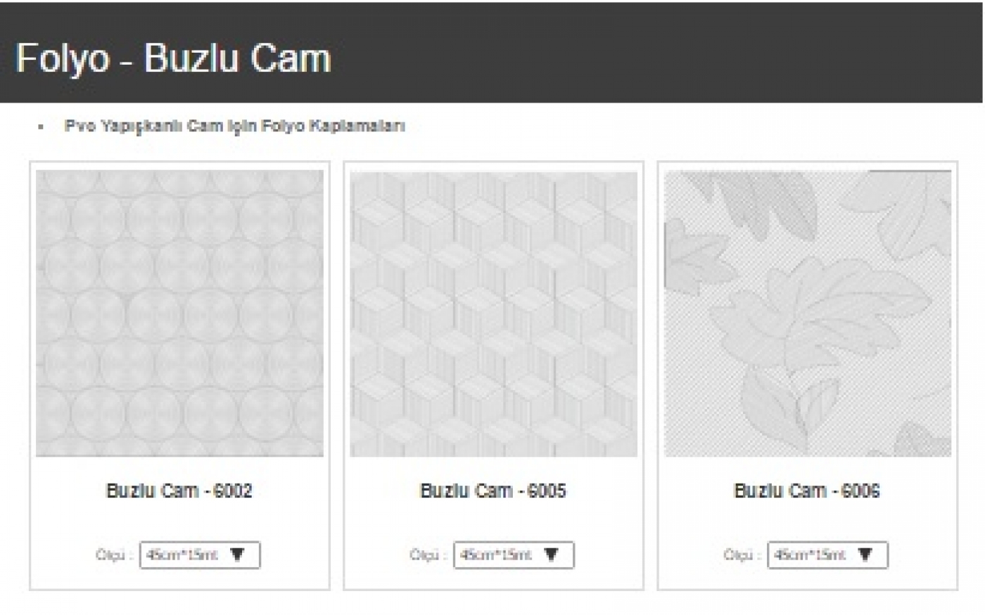 Folyo Yapışkan Kaplama