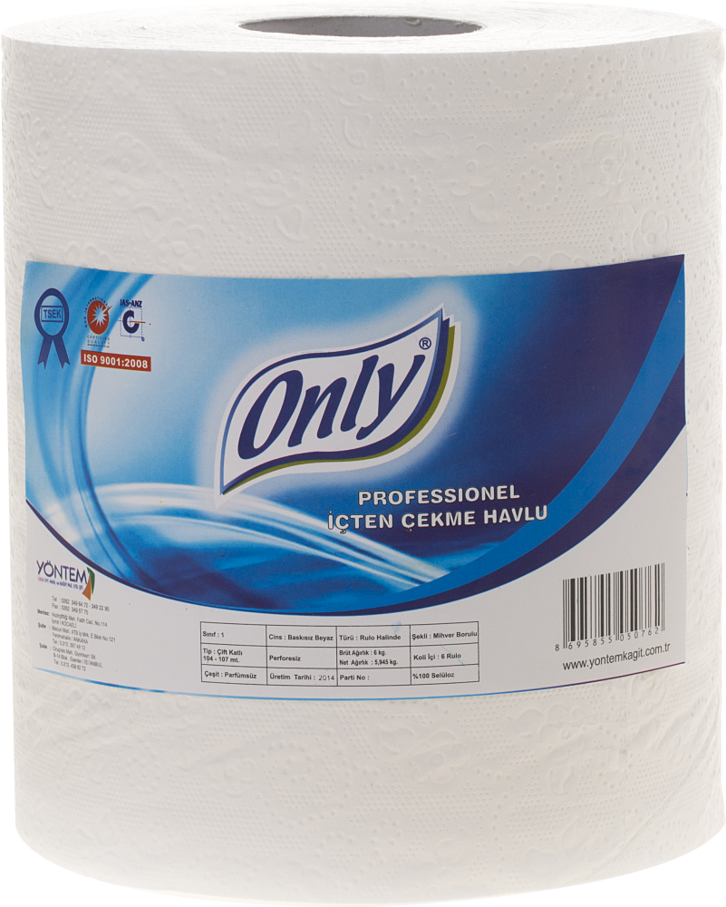 Only White İçten Çekmeli Havlu