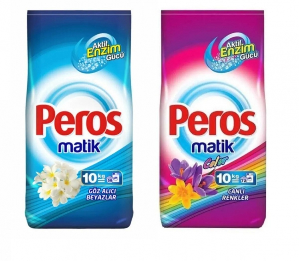 PEROS MATİK BEYAZ VE RENKLİLER İÇİN 10 KG
