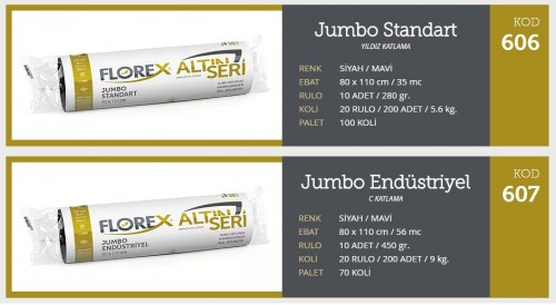 Çöp Poşeti Ekstra Jumbo Boylar